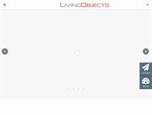 Tablet Screenshot of livingobjects.com
